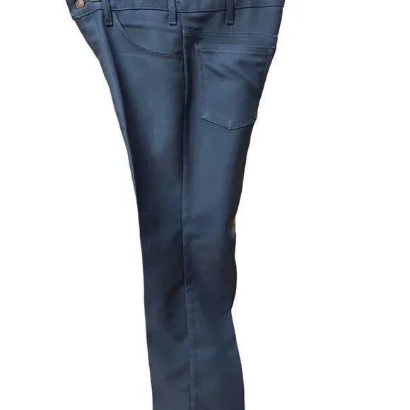 Vintage Levis 10517 Blue Polyester Dacron Stay Press Pants 32 /33 - Picture 3 of 7